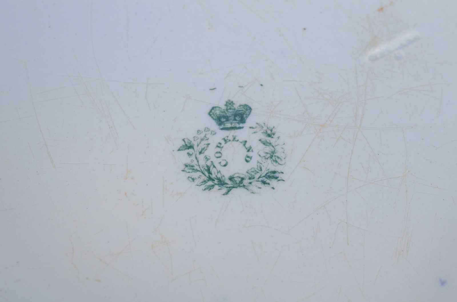 Duas travessas de faiança inglesa azul borrão "Copeland" e "Rochester... - foto 7 de 10