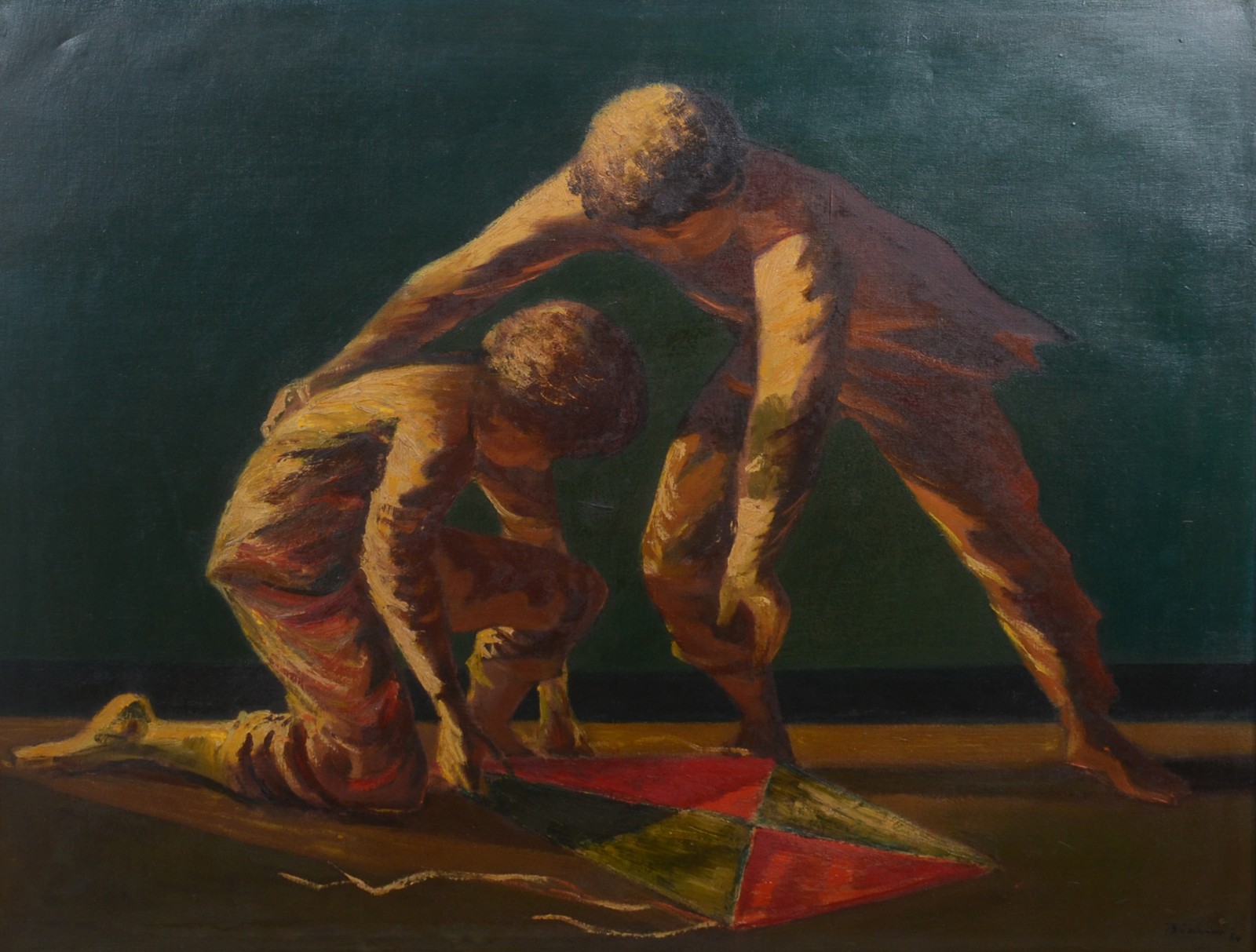 Enrico Bianco (1918-2013), Soltando Pipa - foto 1 de 4