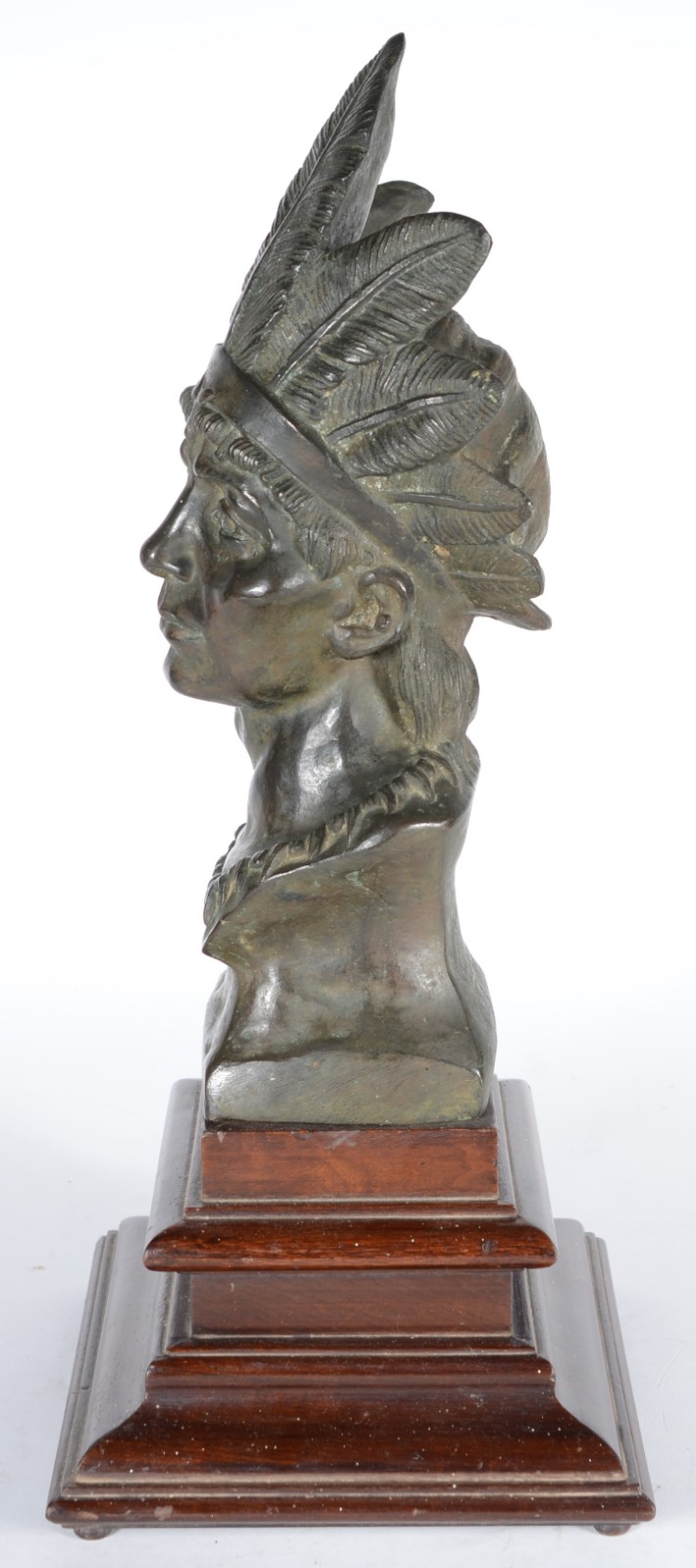 Estatueta de bronze representando "Índio". - foto 5 de 8