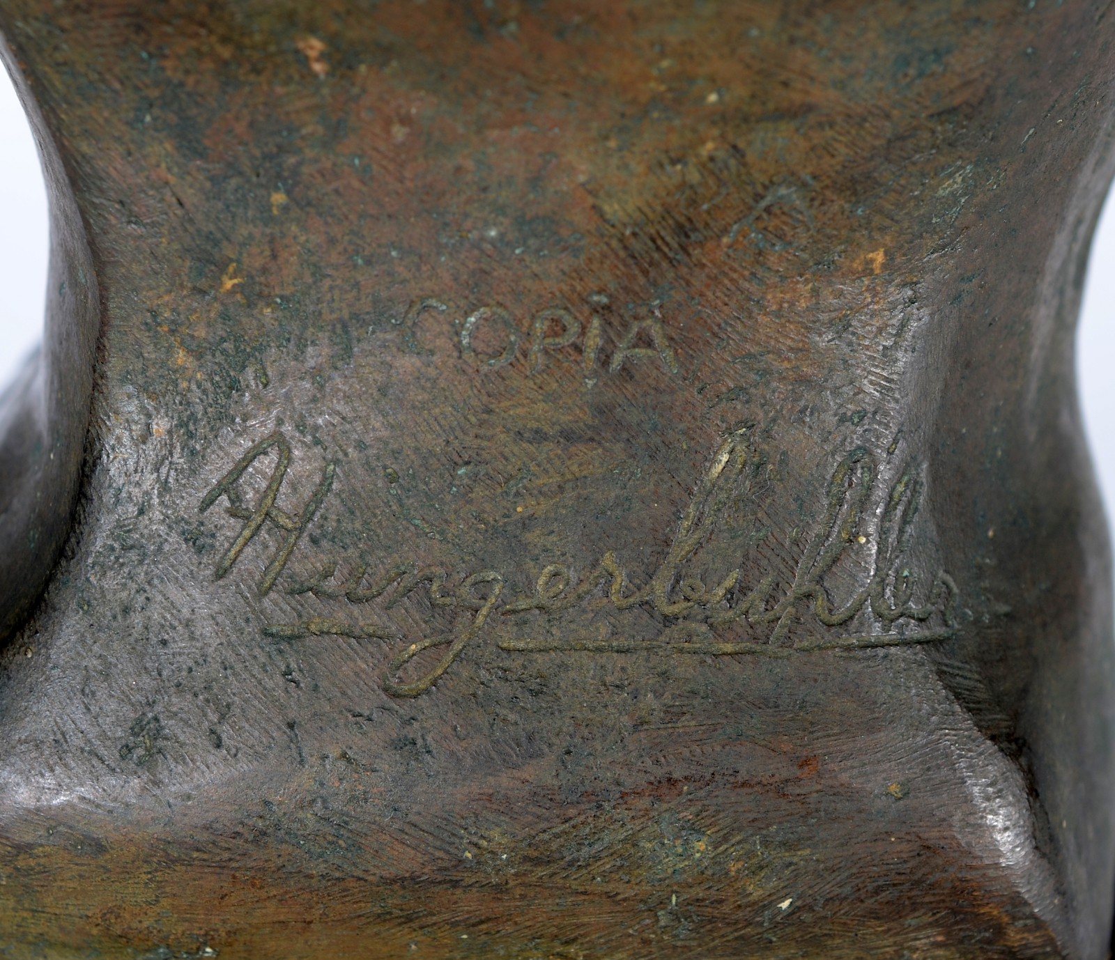 Estatueta de bronze representando "Índio". - foto 6 de 8