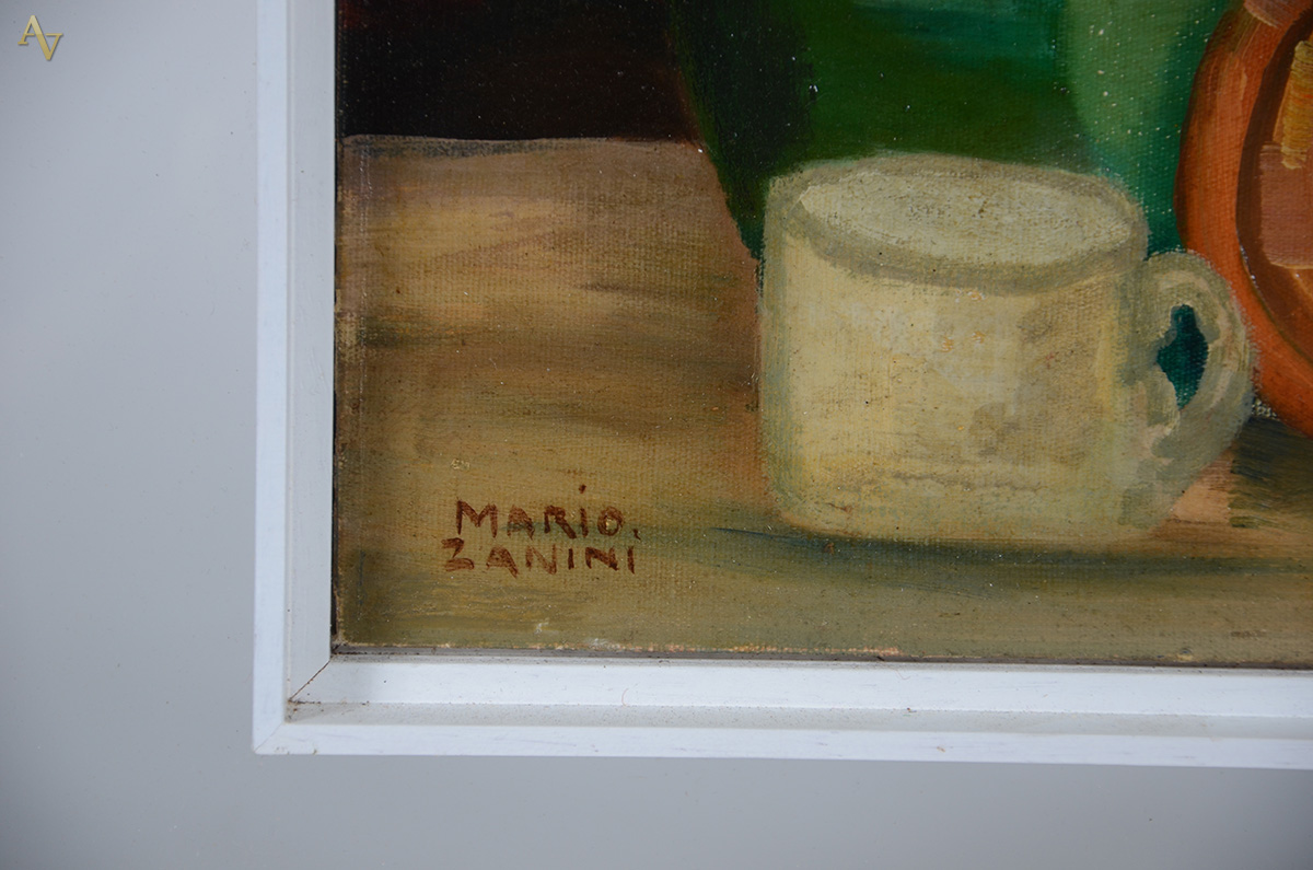 MARIO ZANINI (1907 - 1971) - Natureza Morta - ostce - 30 x 30 - foto 3 de 3