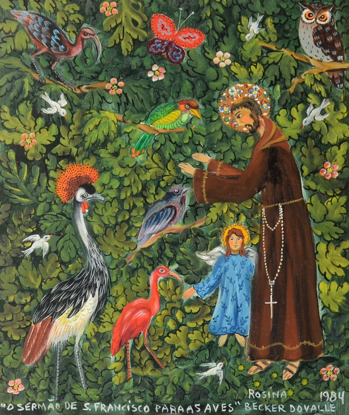 Rosina Becker do Valle (1914-2000), O Sermão de São Francisco para as Aves - foto 1 de 5