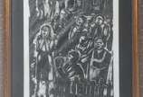 Oswaldo Goeldi (1895-1961), Humilhados e Ofendidos - Xilogravura sobre papel de arroz por Beatriz Reynal.