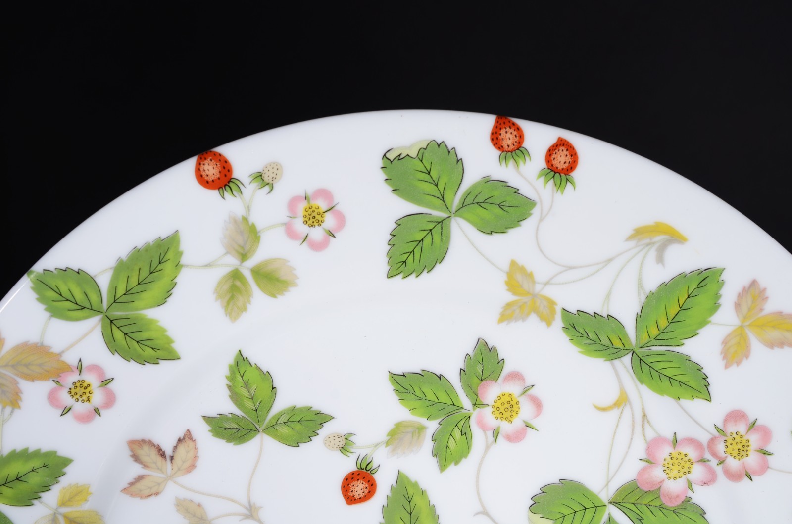 Aparelho de jantar de porcelana Roberto Simões, decorado com folhas... - foto 2 de 5