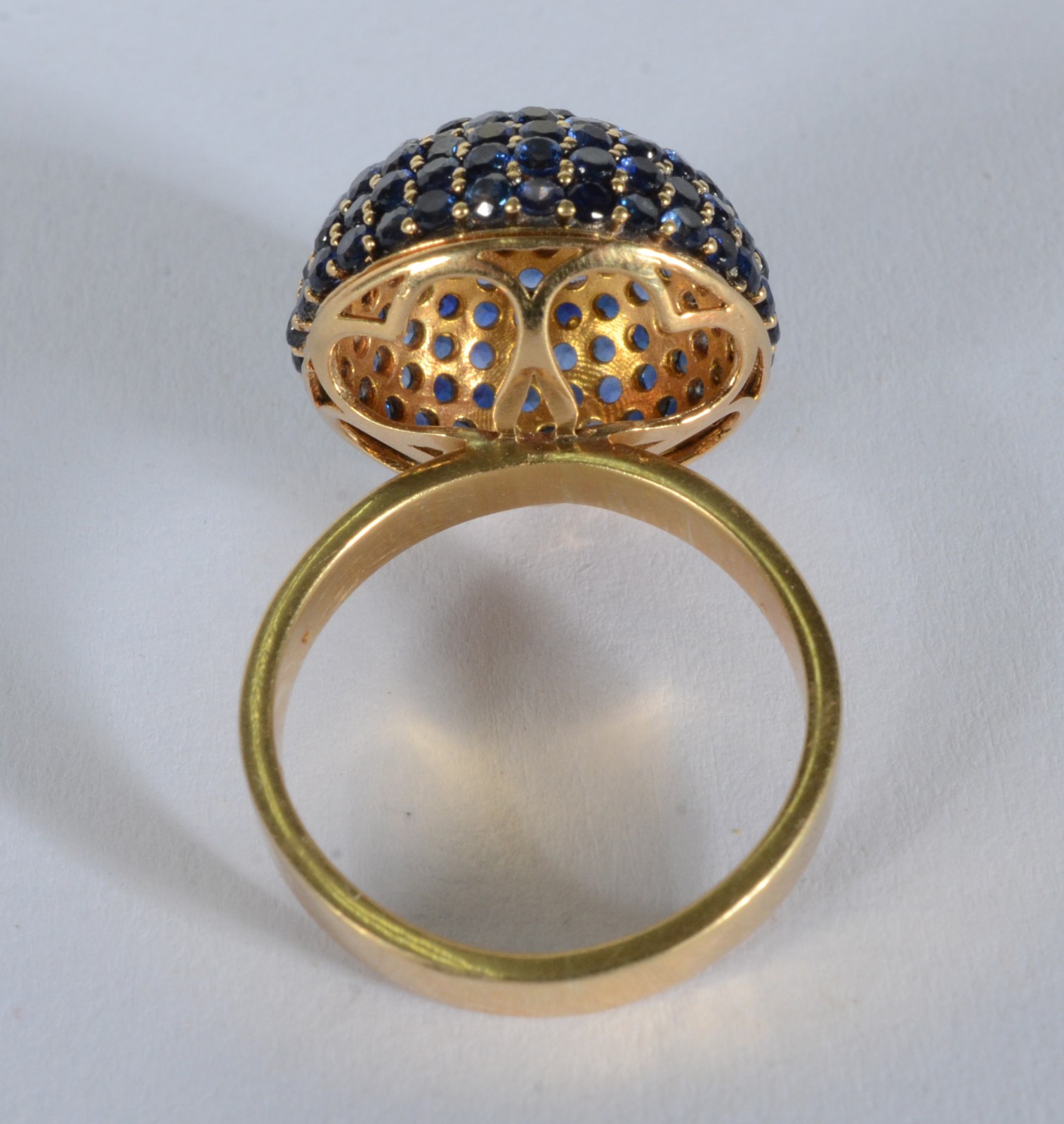 Anel de ouro 18 k., contraste 750 mls, aro 12. (Por motivos de... - foto 4 de 6