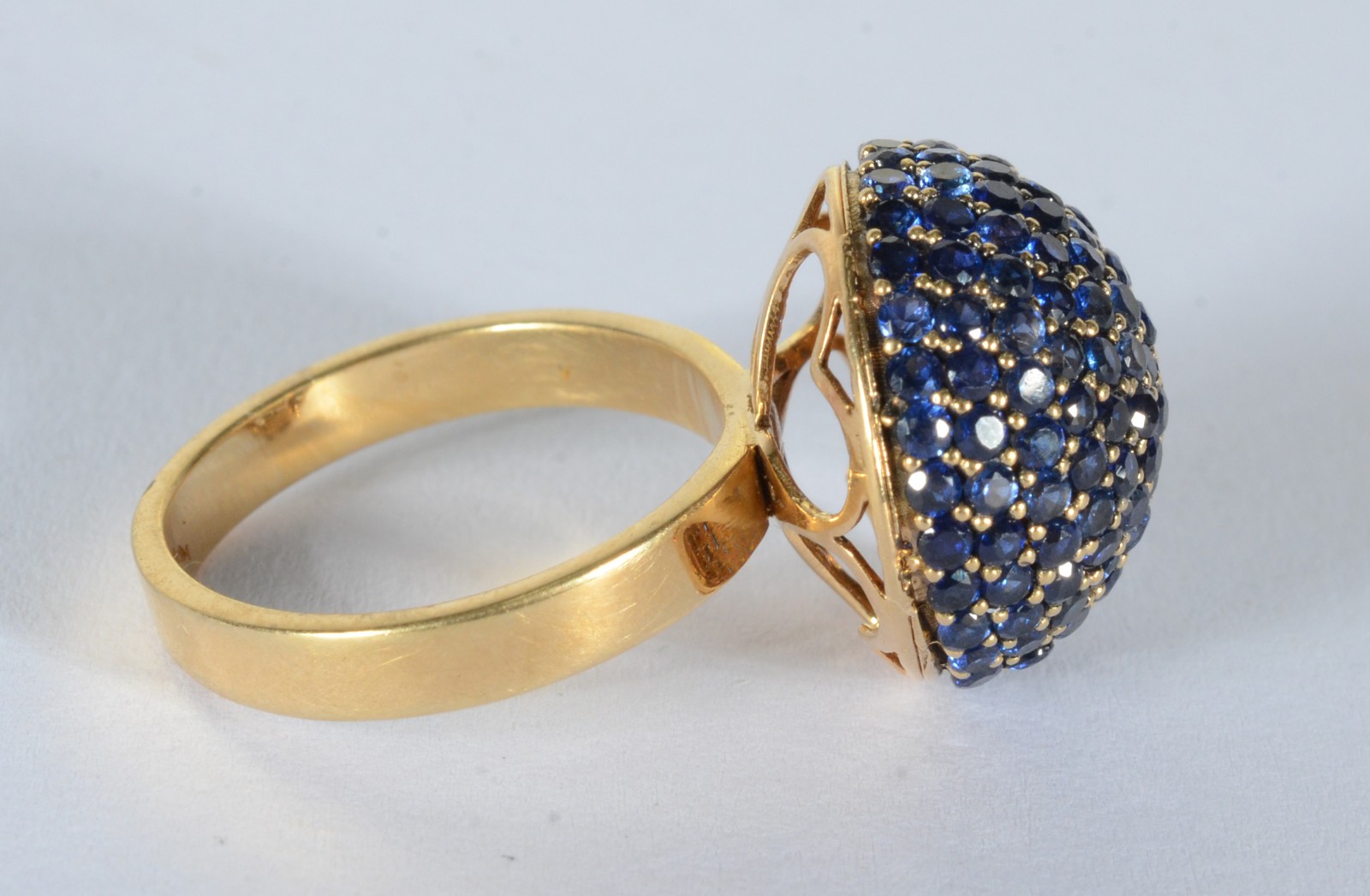 Anel de ouro 18 k., contraste 750 mls, aro 12. (Por motivos de... - foto 5 de 6