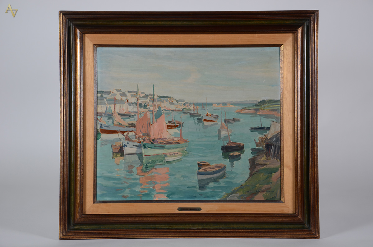 MAURICE MENARDEAU (France, 1897-1977) - Marinha - osm - 47 x 56 - foto 1 de 4