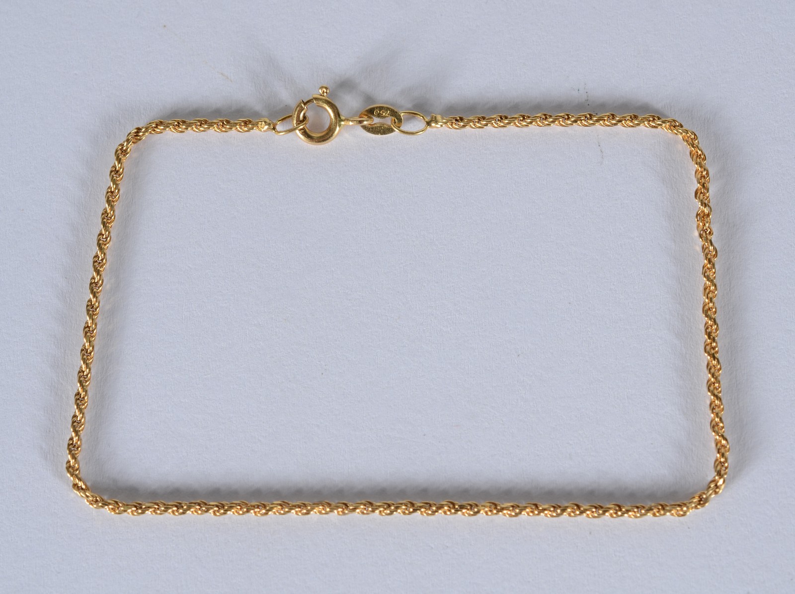 Pulseira de ouro 18 k. (Por motivos de segurança a peça não se... - foto 2 de 4