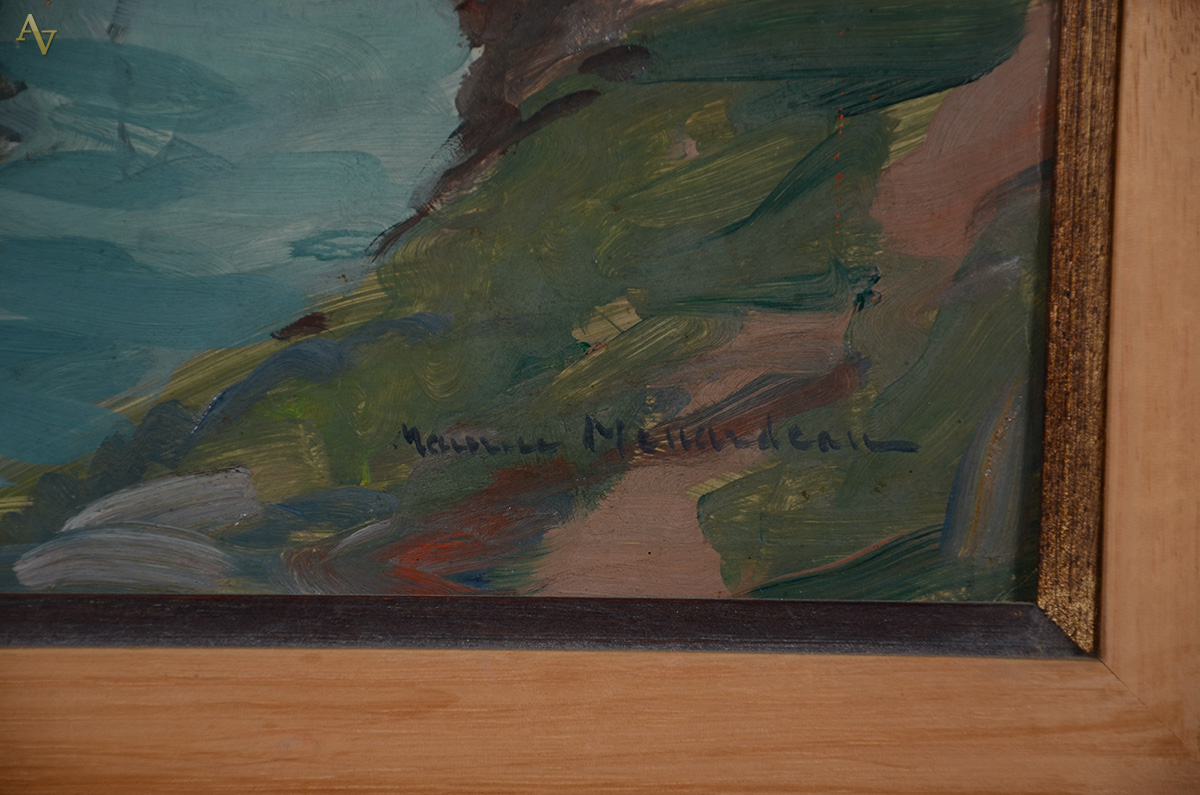 MAURICE MENARDEAU (France, 1897-1977) - Marinha - osm - 47 x 56 - foto 3 de 4