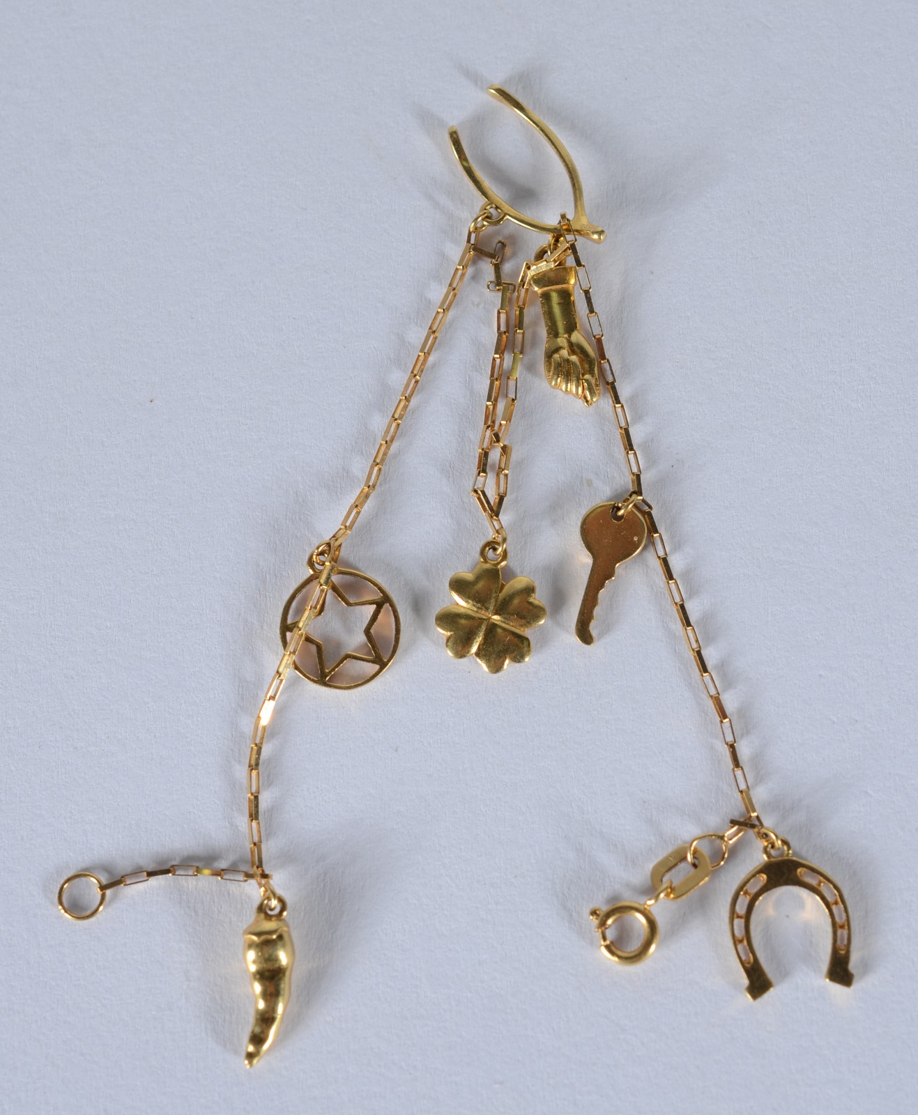 Pulseira de ouro 18 k., contraste 750 mls. (Por motivos de segurança... - foto 1 de 3