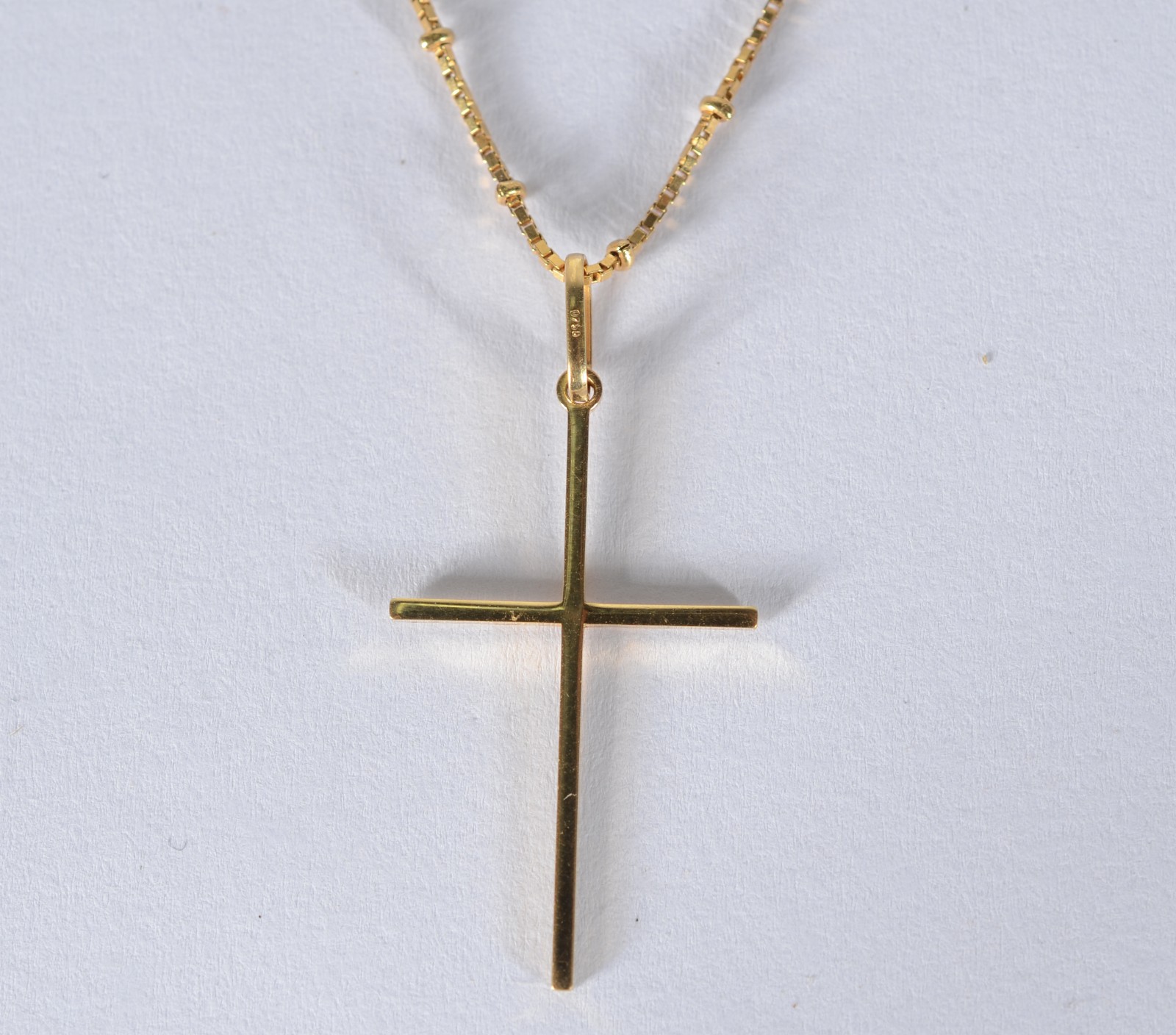 Colar de ouro 18 k., contraste 750 mls. (Por motivos de segurança a... - foto 1 de 5
