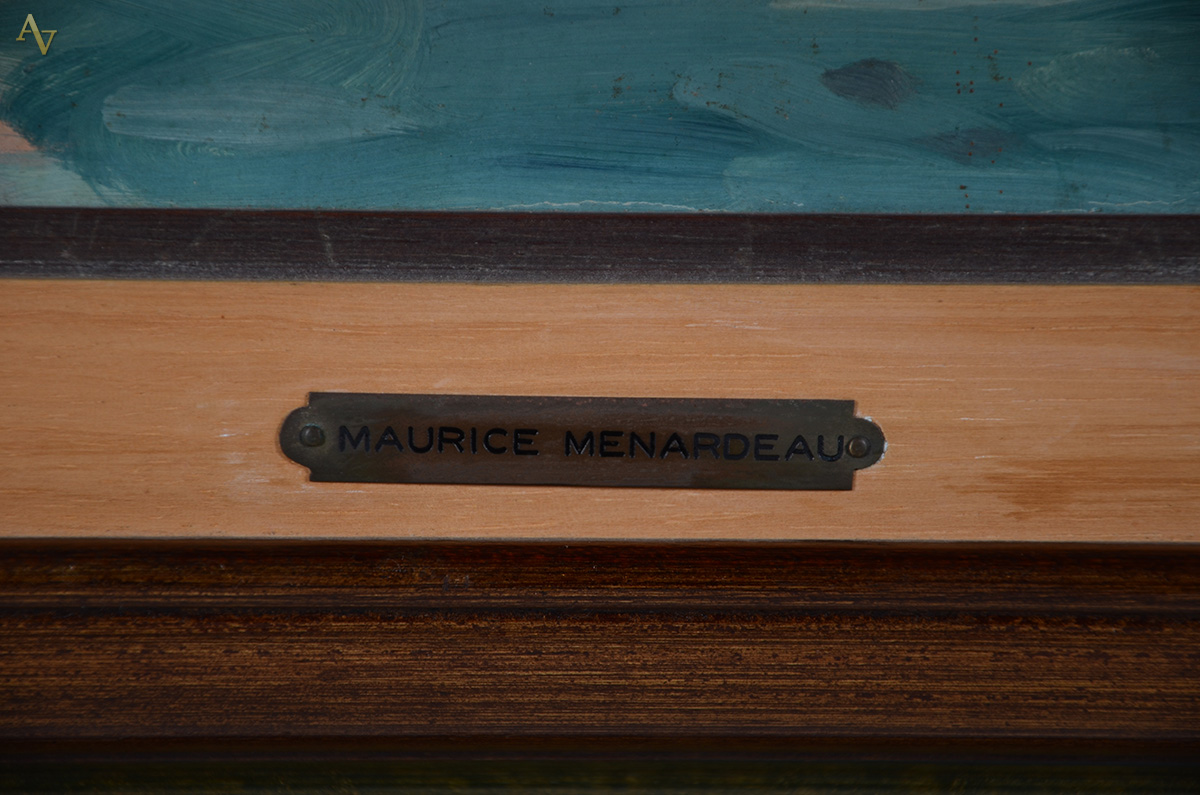 MAURICE MENARDEAU (France, 1897-1977) - Marinha - osm - 47 x 56 - foto 4 de 4