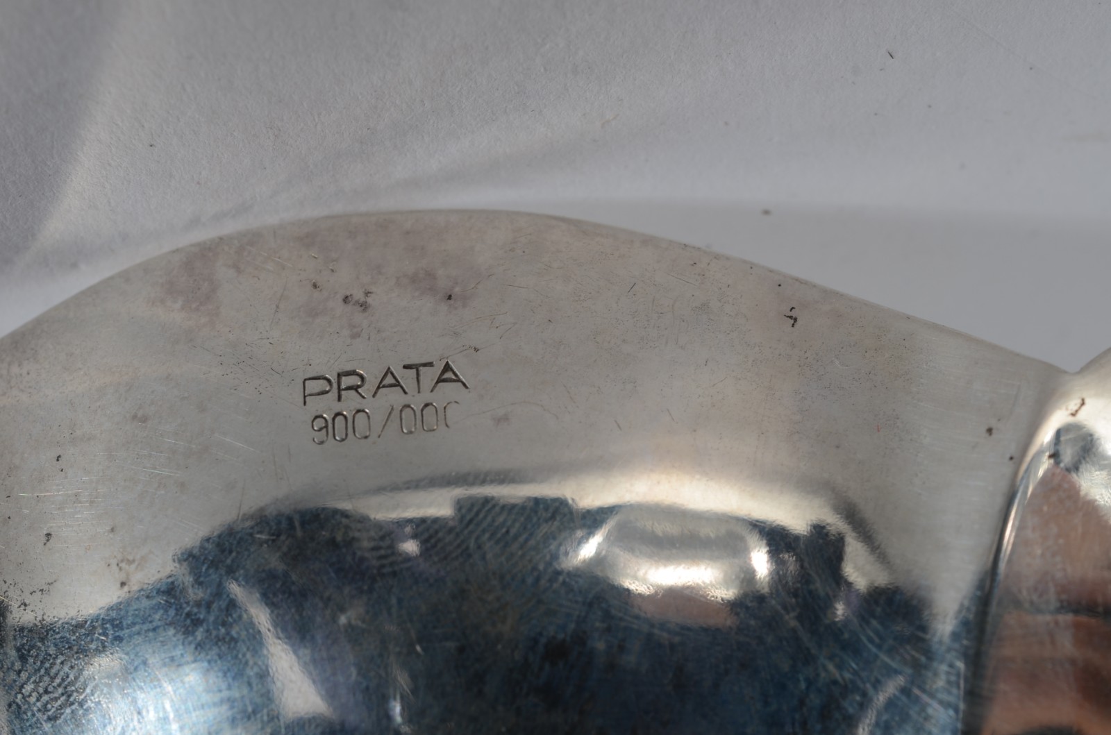 Fruteira/centro de mesa de prata, contraste 900 mls, borda recortada... - foto 5 de 5