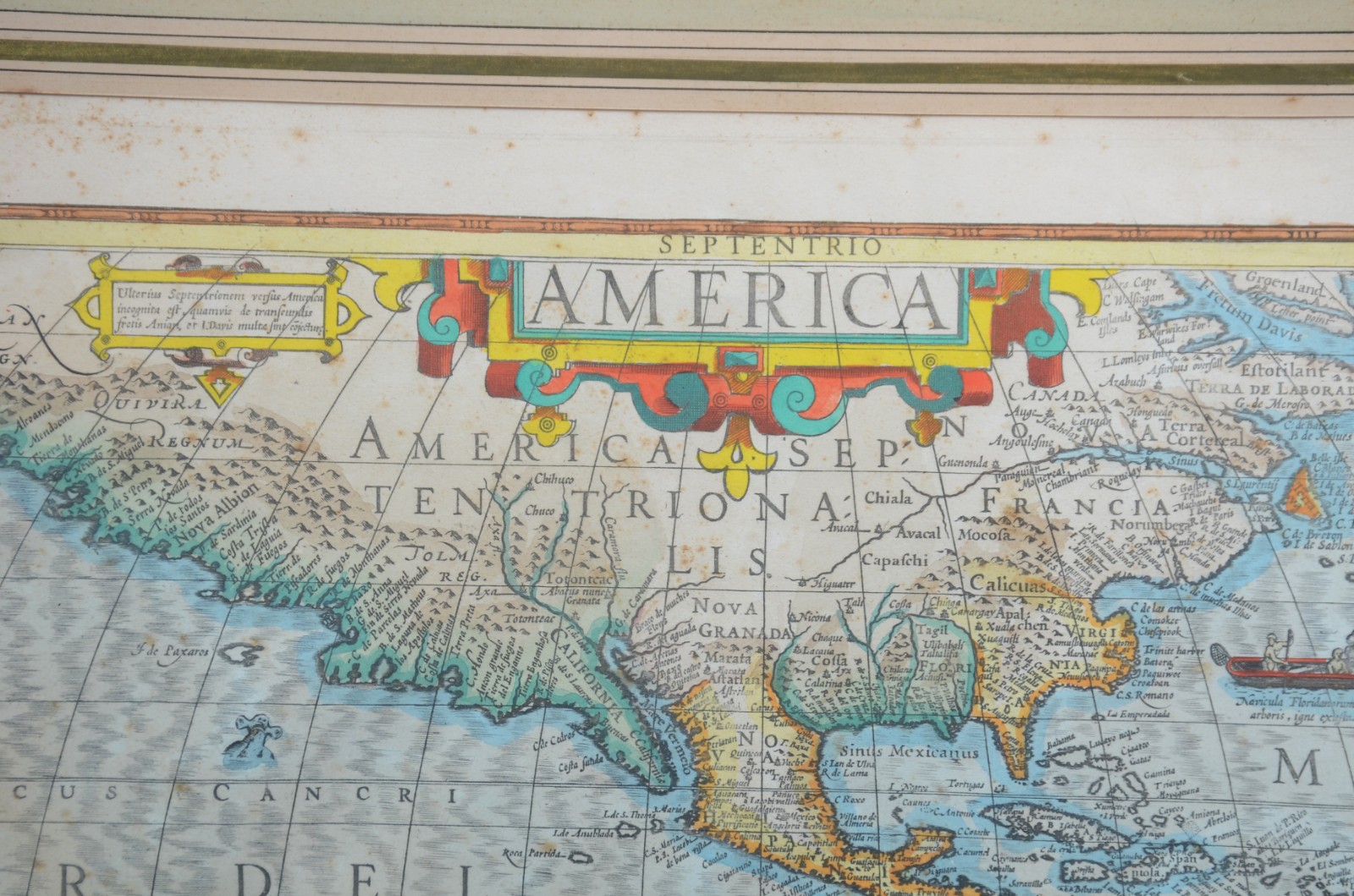Antigo mapa da America. - foto 4 de 7