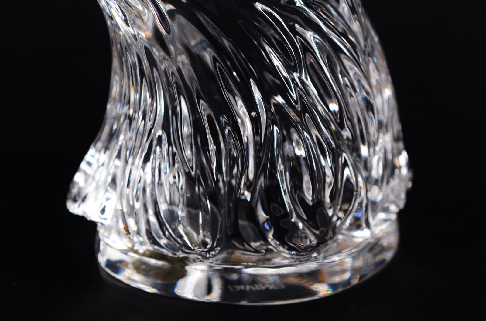Duas esculturas de cristal italiano "Da Vinci", representando figuras... - foto 4 de 11