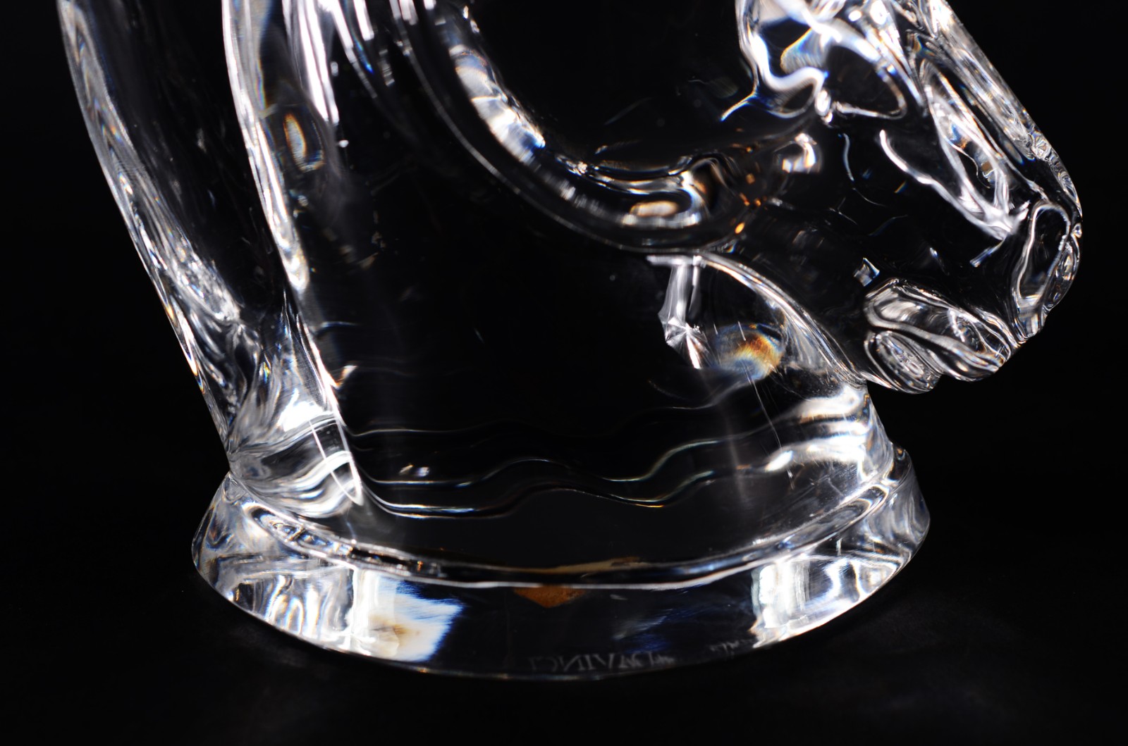 Duas esculturas de cristal italiano "Da Vinci", representando figuras... - foto 5 de 11