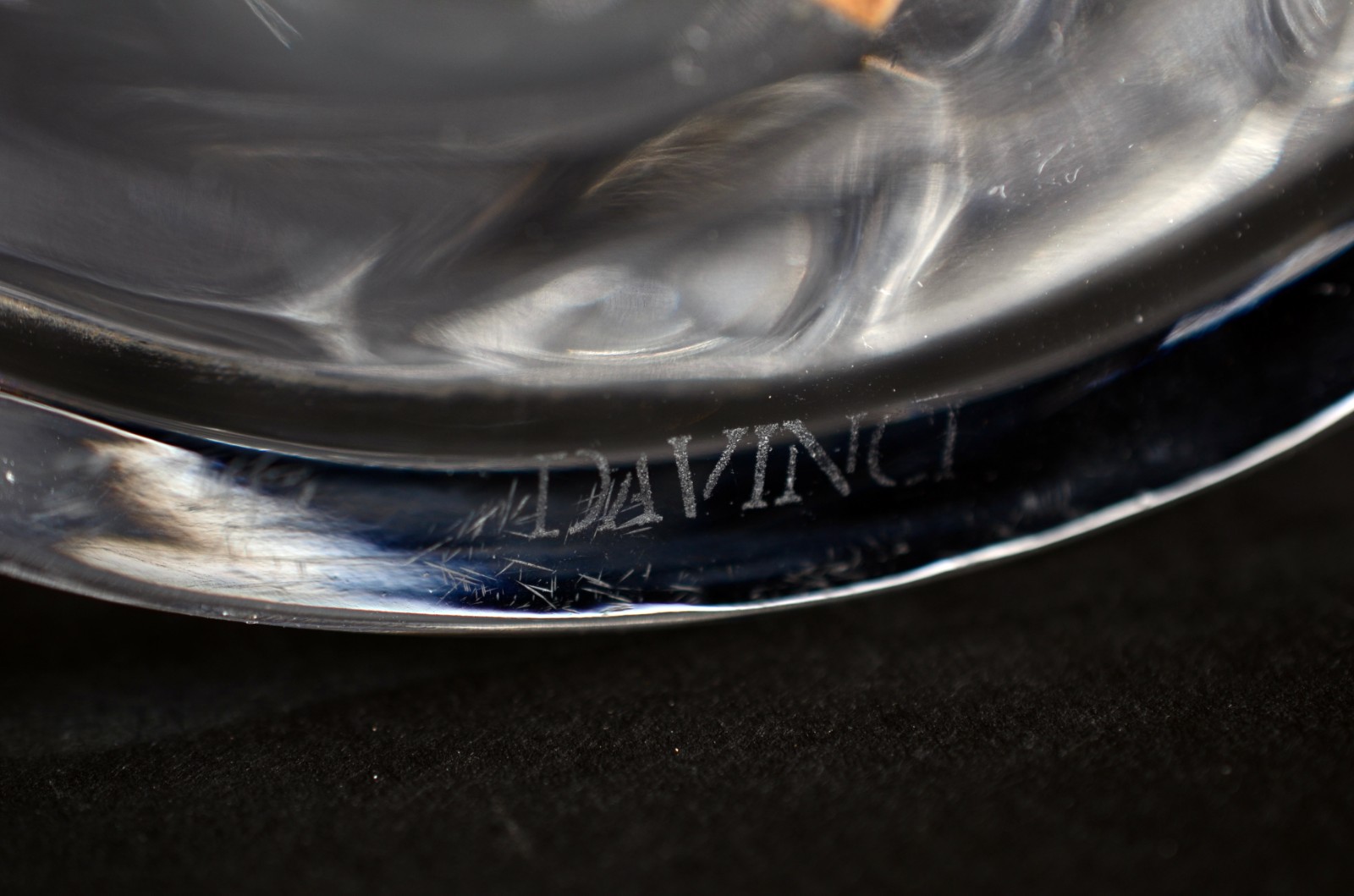 Duas esculturas de cristal italiano "Da Vinci", representando figuras... - foto 10 de 11