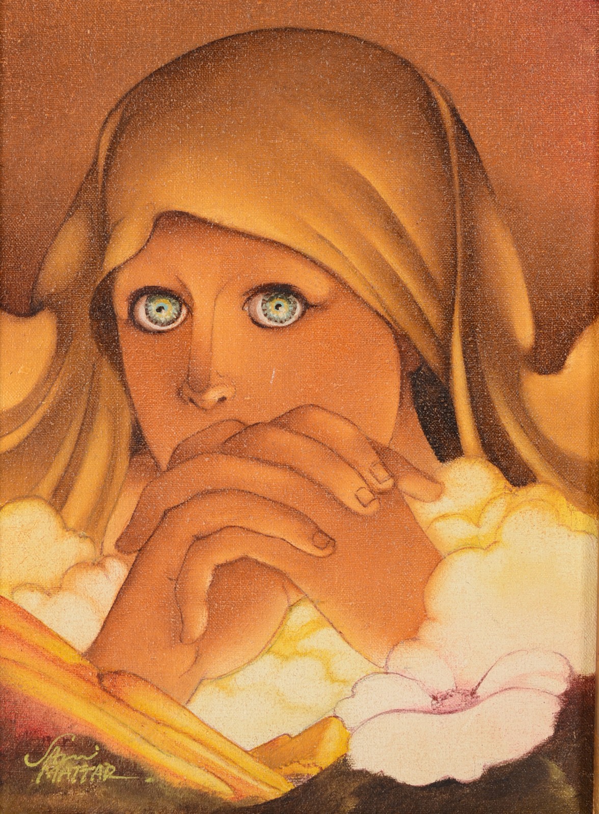 Figura feminina com flor - foto 1 de 5
