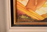 SAMI MATTAR (1930), Figura feminina com flor - Óleo sobre tela.