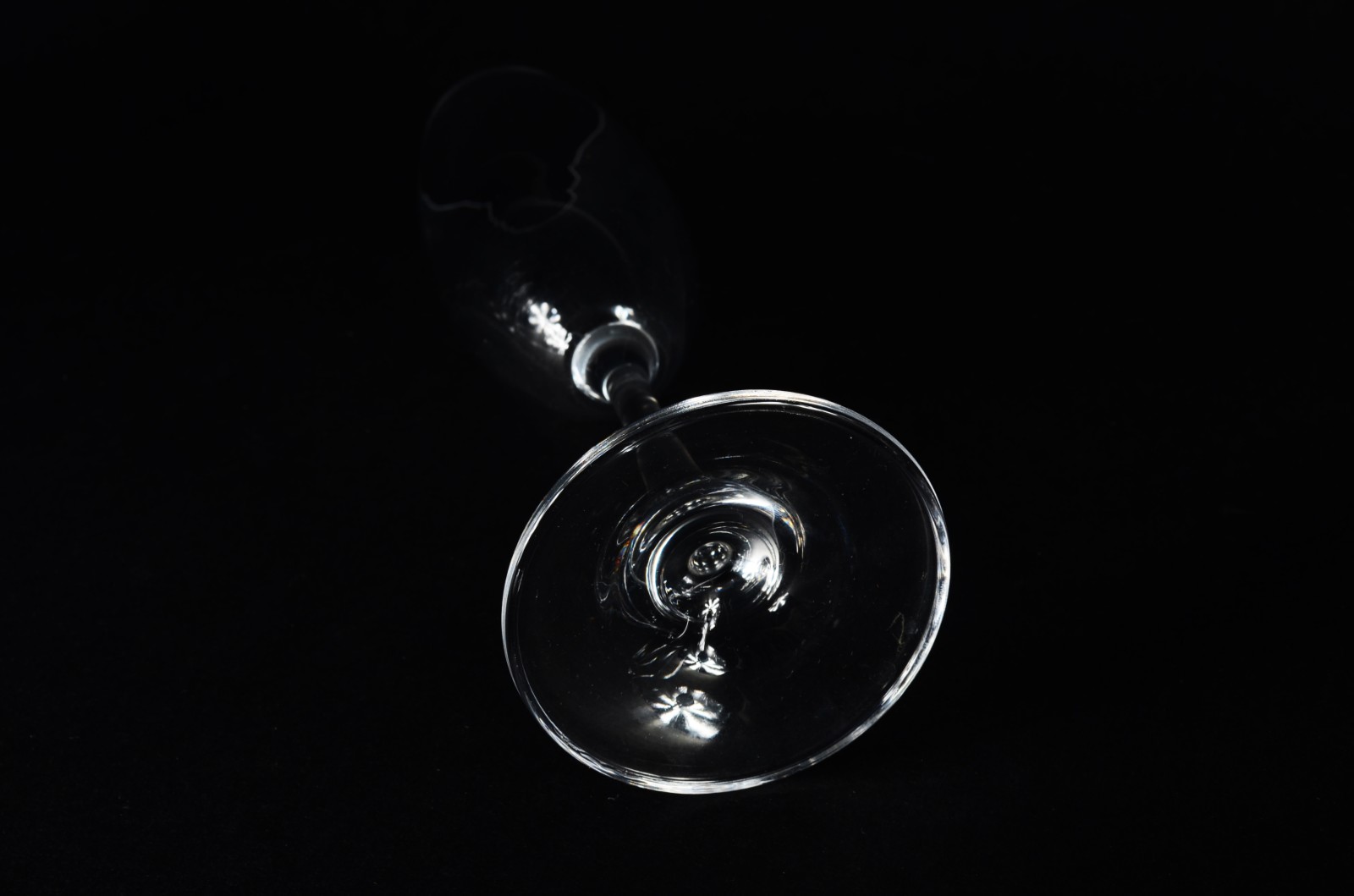 Seis flutes para champagne de cristal. - foto 4 de 4