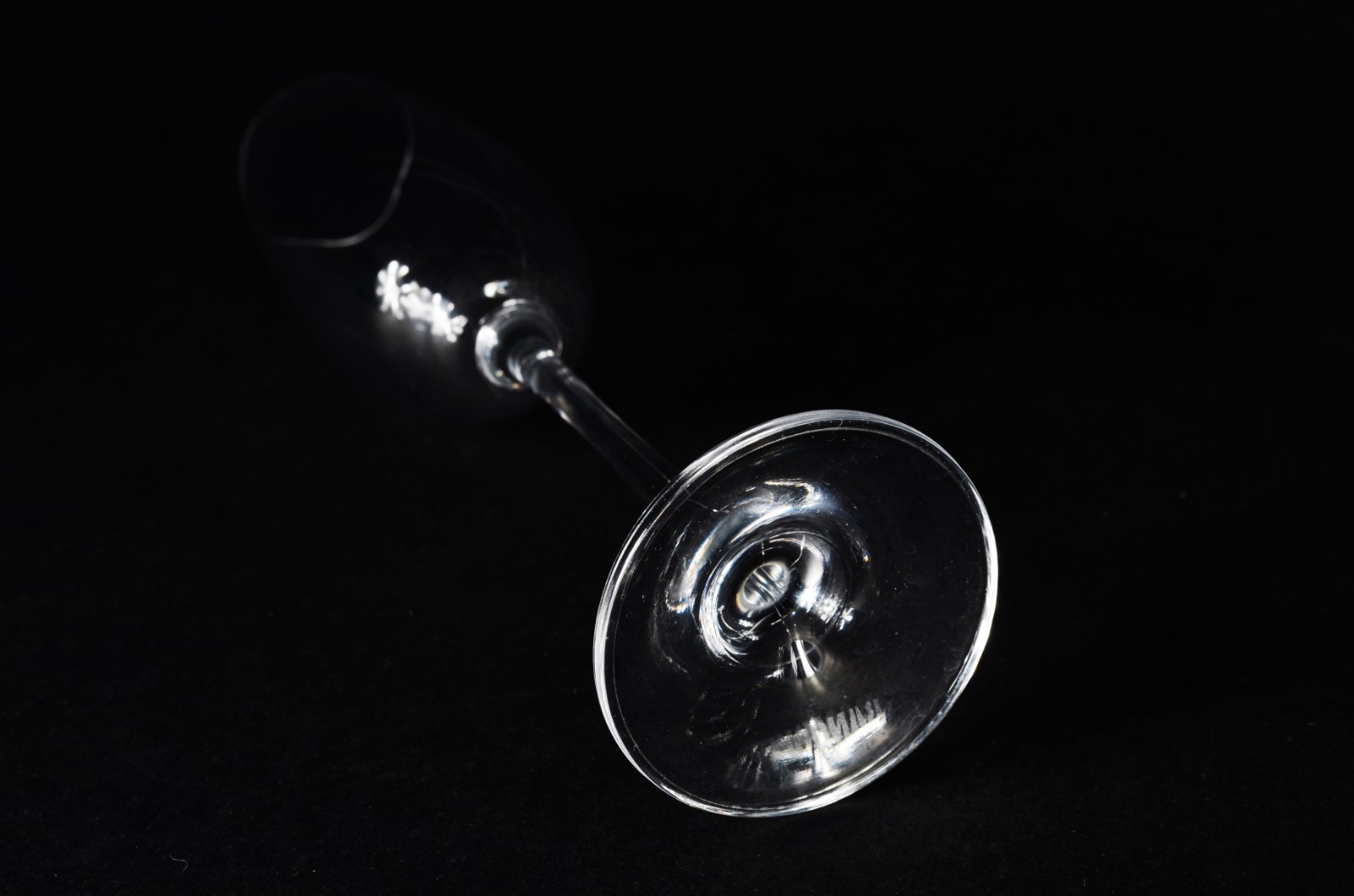 Seis flutes de champagne de cristal. - foto 4 de 4