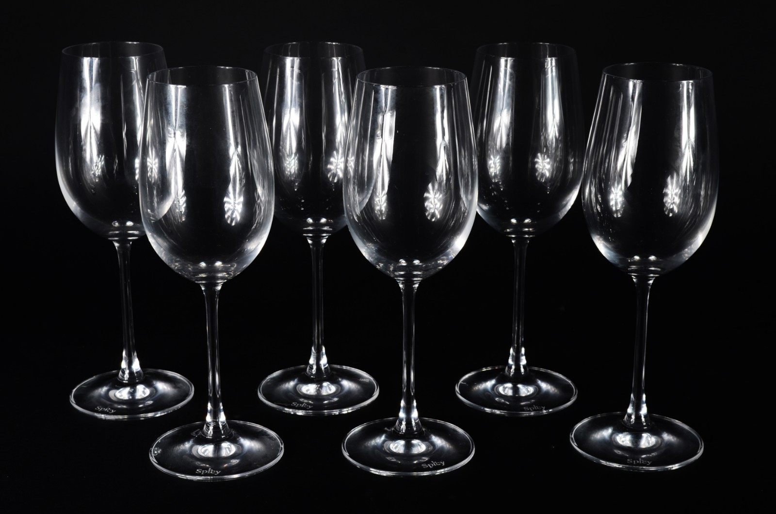 Seis taças para vinho de cristal. - foto 1 de 4