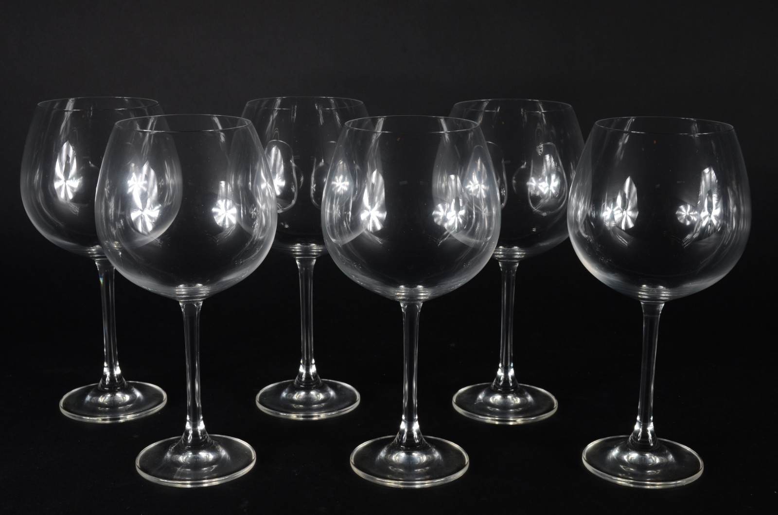 Seis taças para vinho de cristal. - foto 1 de 4