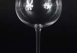 Seis taças para vinho de cristal. - Seis taças para vinho de cristal.