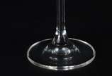 Seis taças para vinho de cristal. - Seis taças para vinho de cristal.