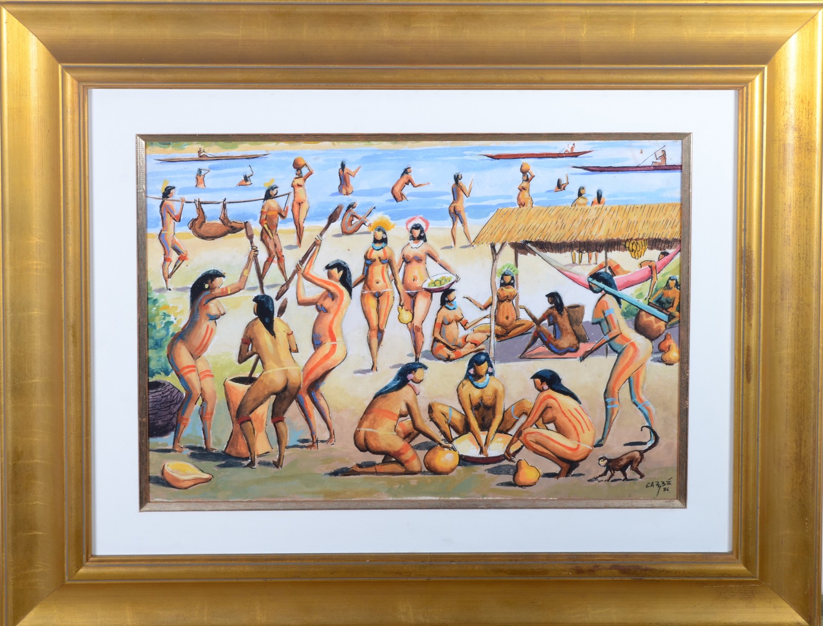 Hector Carybé (1911-1997), Figuras de índias - foto 2 de 4