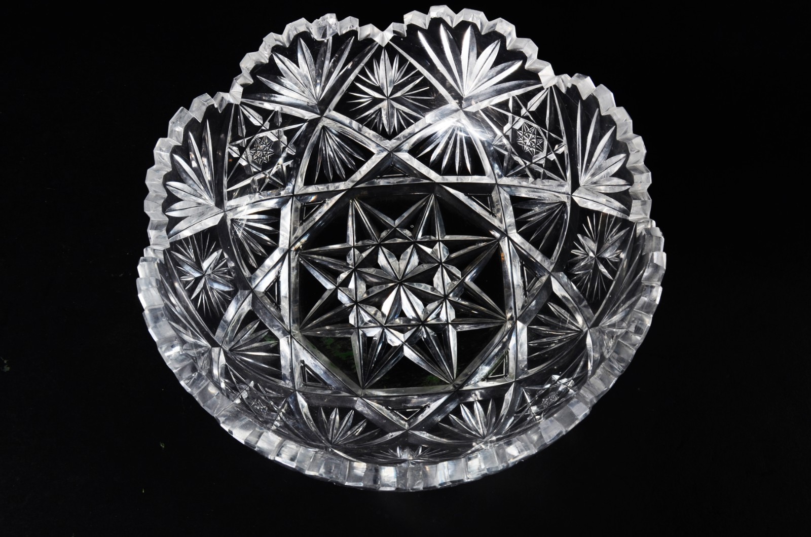 Duas fruteiras de cristal lapidado. - foto 10 de 11