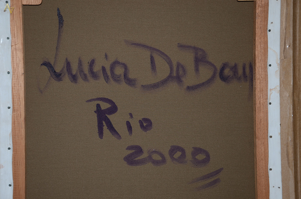 LUCIA DE BOM - Nu de lado com chapeu - ost - 55 x 46 - foto 4 de 4