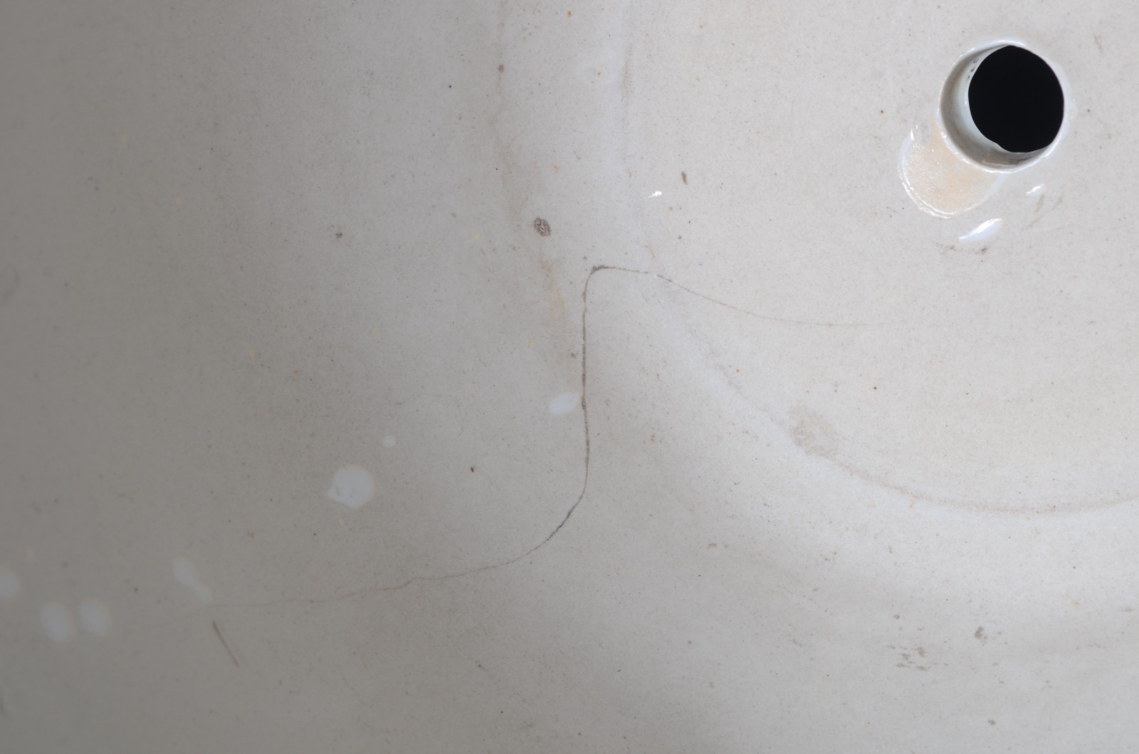 Cachepot com prato de porcelana oriental azul e branca (fio de cabelo... - foto 4 de 7
