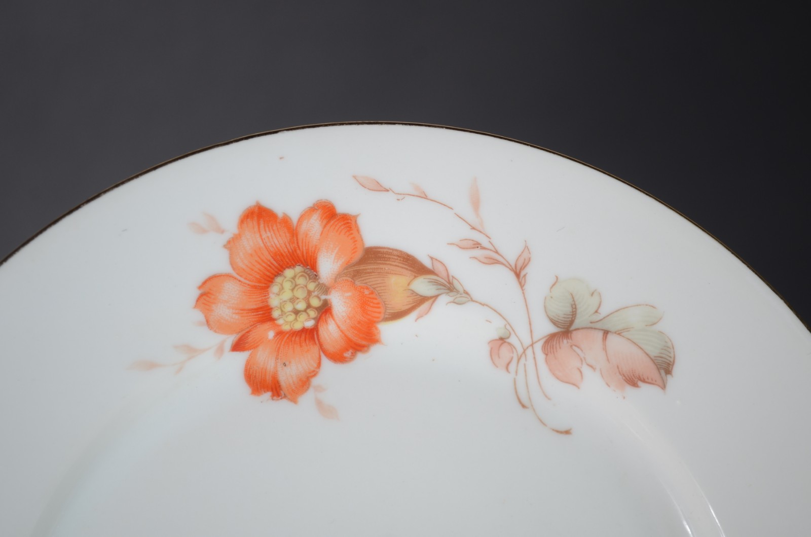 Serviço de chá e café de porcelana tcheca MZ, decorado com flores em... - foto 2 de 7
