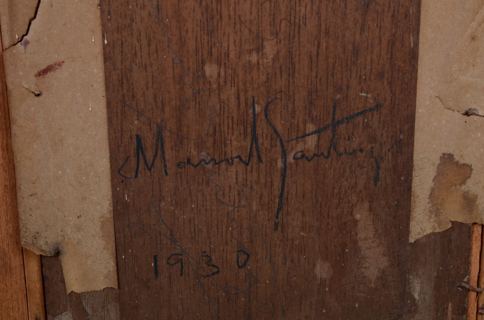 Manoel Santiago (1897-1987), Moça com boina preta - foto 5 de 5