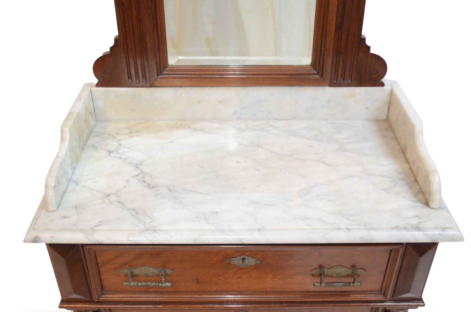 Elegante móvel toilette de madeira nobre, parte inferior com tres... - foto 5 de 8
