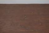 Mesa de fazenda em madeira rústica, dita "de ca... - Mesa de fazenda em madeira rústica, dita "de cavalete", tampo liso apoiado em travessões laterais retos. Pernas inclinadas e reforçadas por amar...