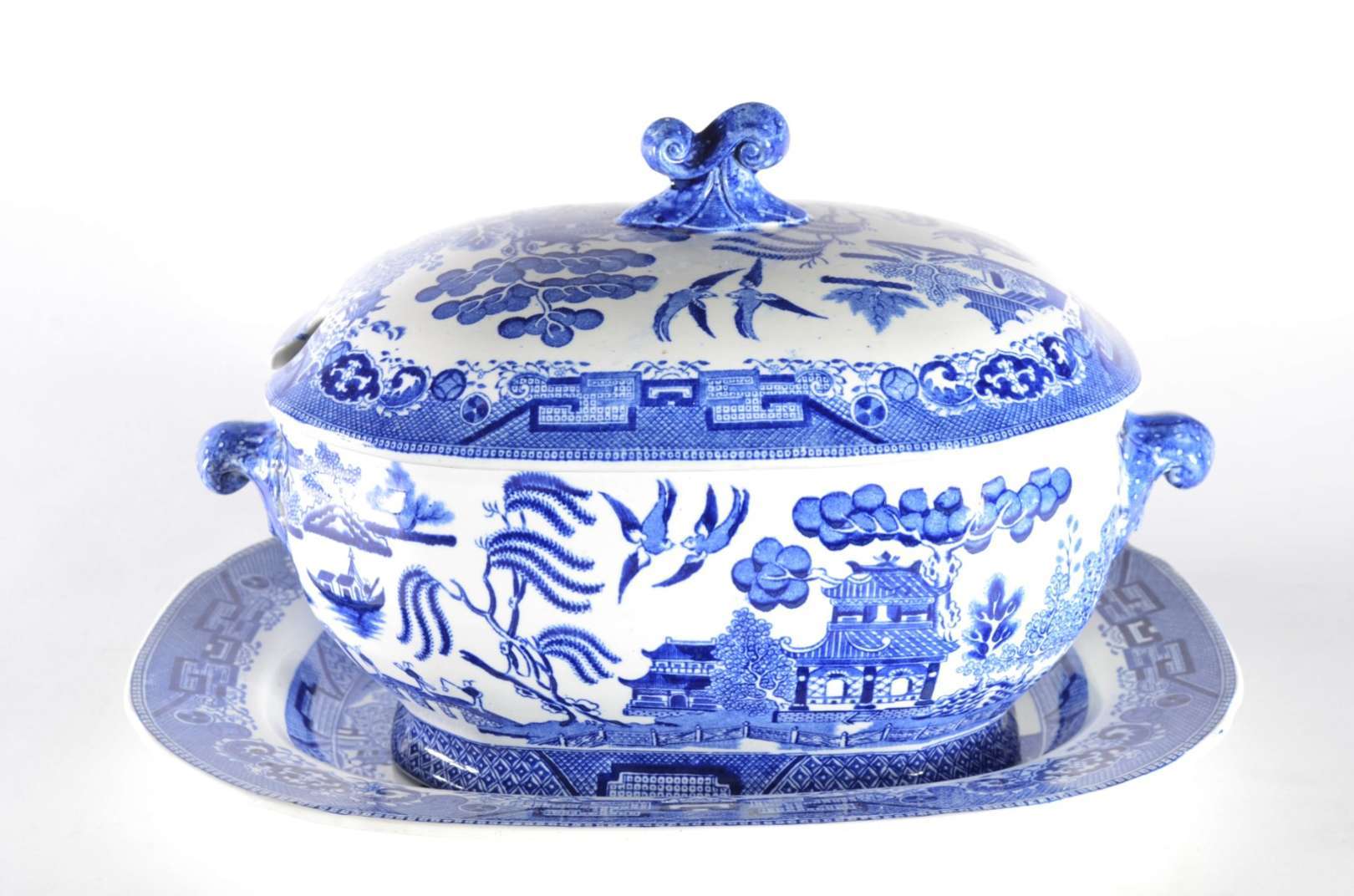 Ridgway Semi China, Blue willow - Galeria Alphaville