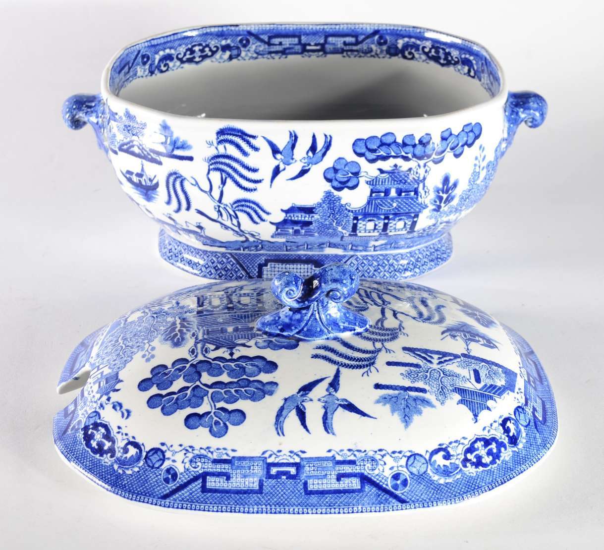 Ridgway Semi China, Blue willow - Galeria Alphaville