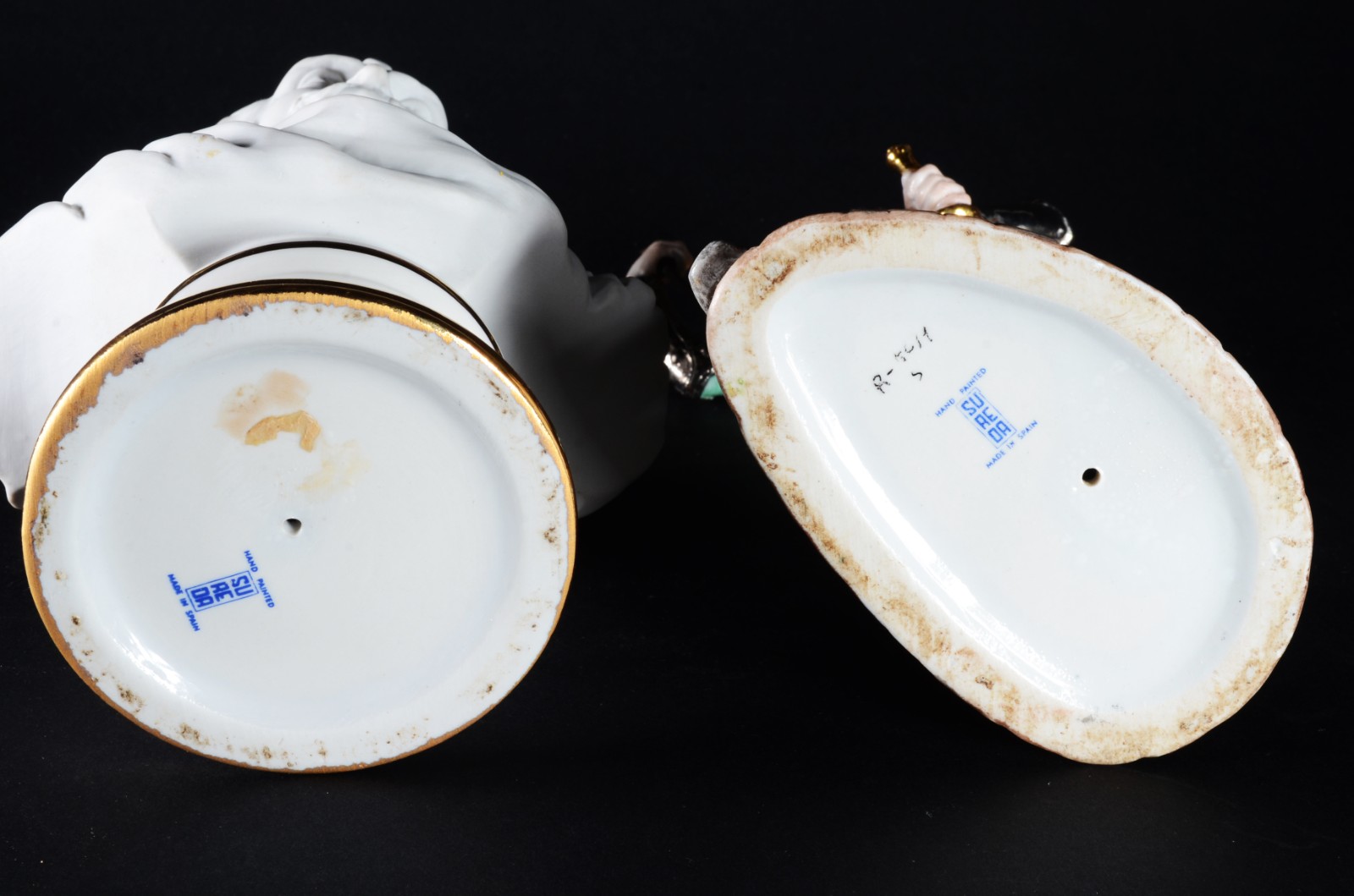 Duas esculturas de porcelana espanhola Sureda, sendo um busto de... - foto 9 de 11