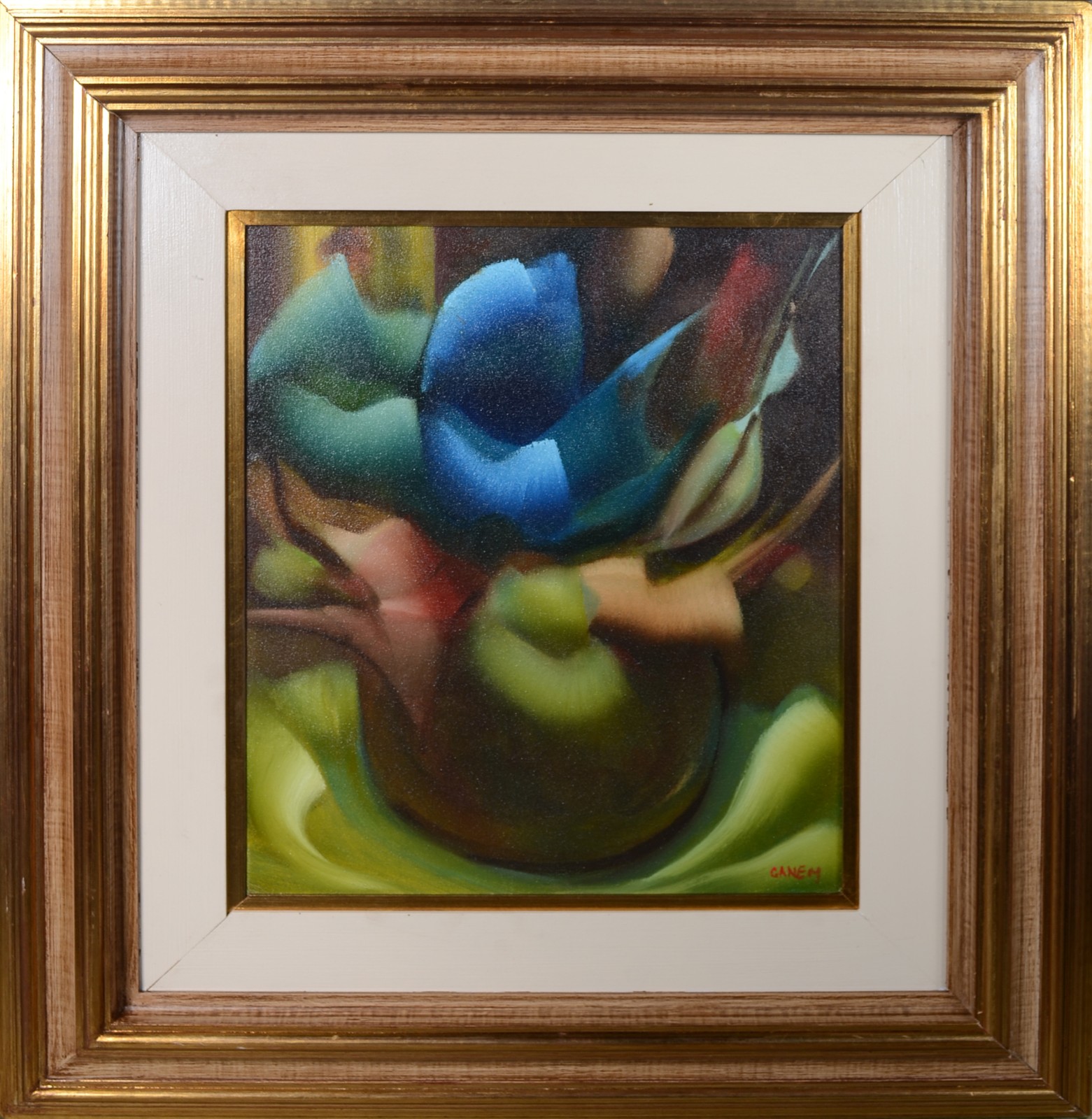 Óleo sobre tela - datado 94. - foto 2 de 5