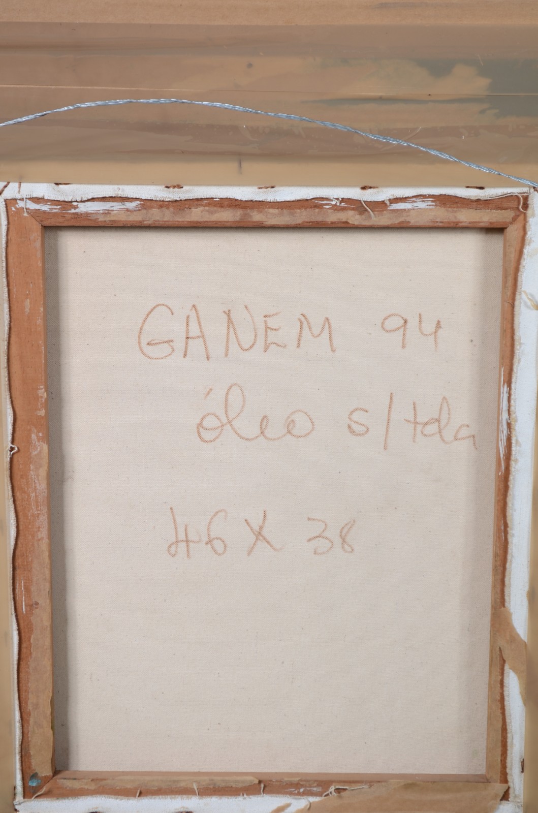 Óleo sobre tela - datado 94. - foto 5 de 5