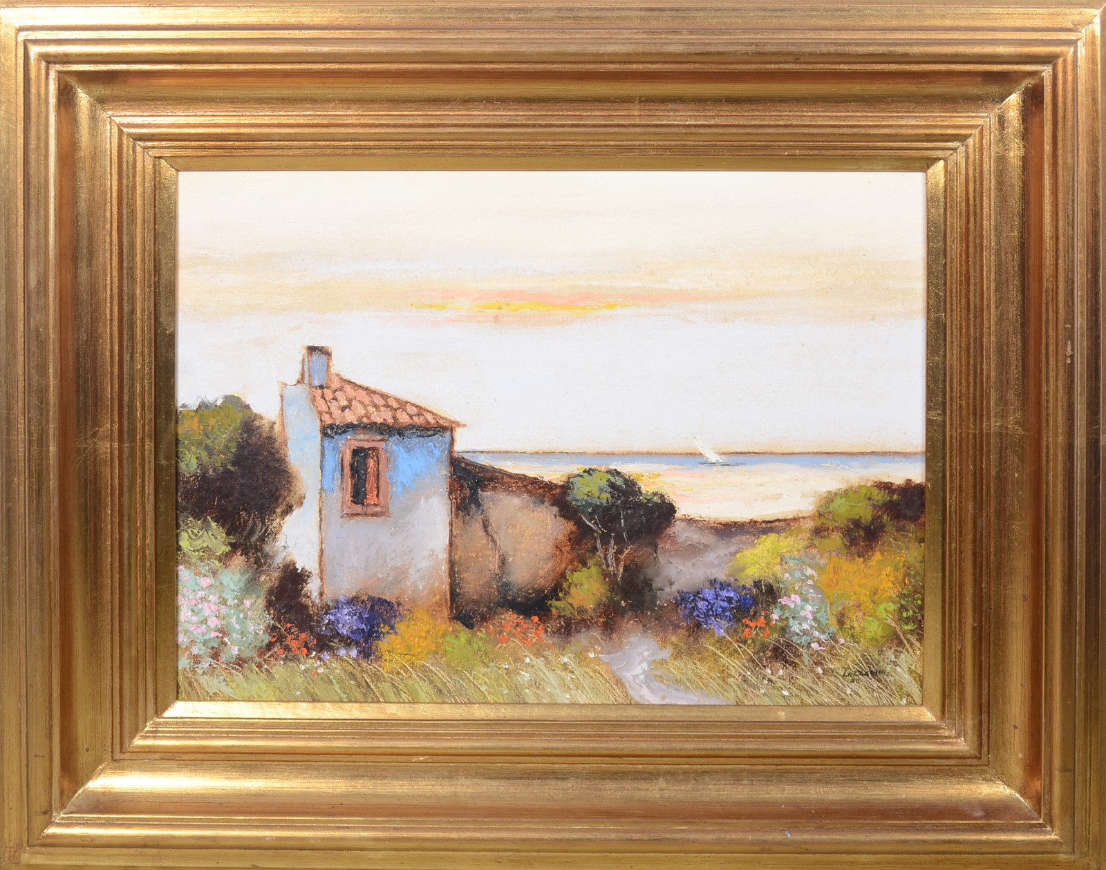  Domenico Lazzarini (1920-1987), Paisagem com Casario - foto 2 de 4