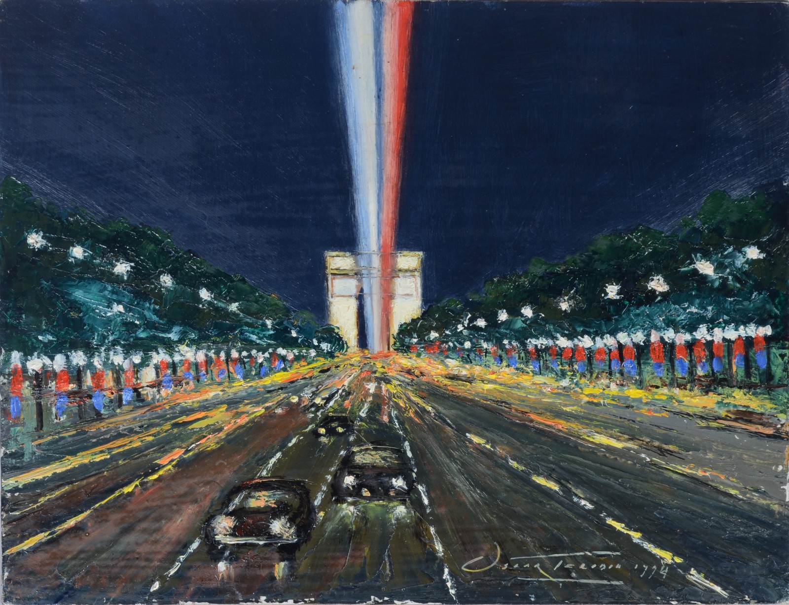 Oscar Tecídio (1926-1995), 14 de Julho - Paris - foto 1 de 4