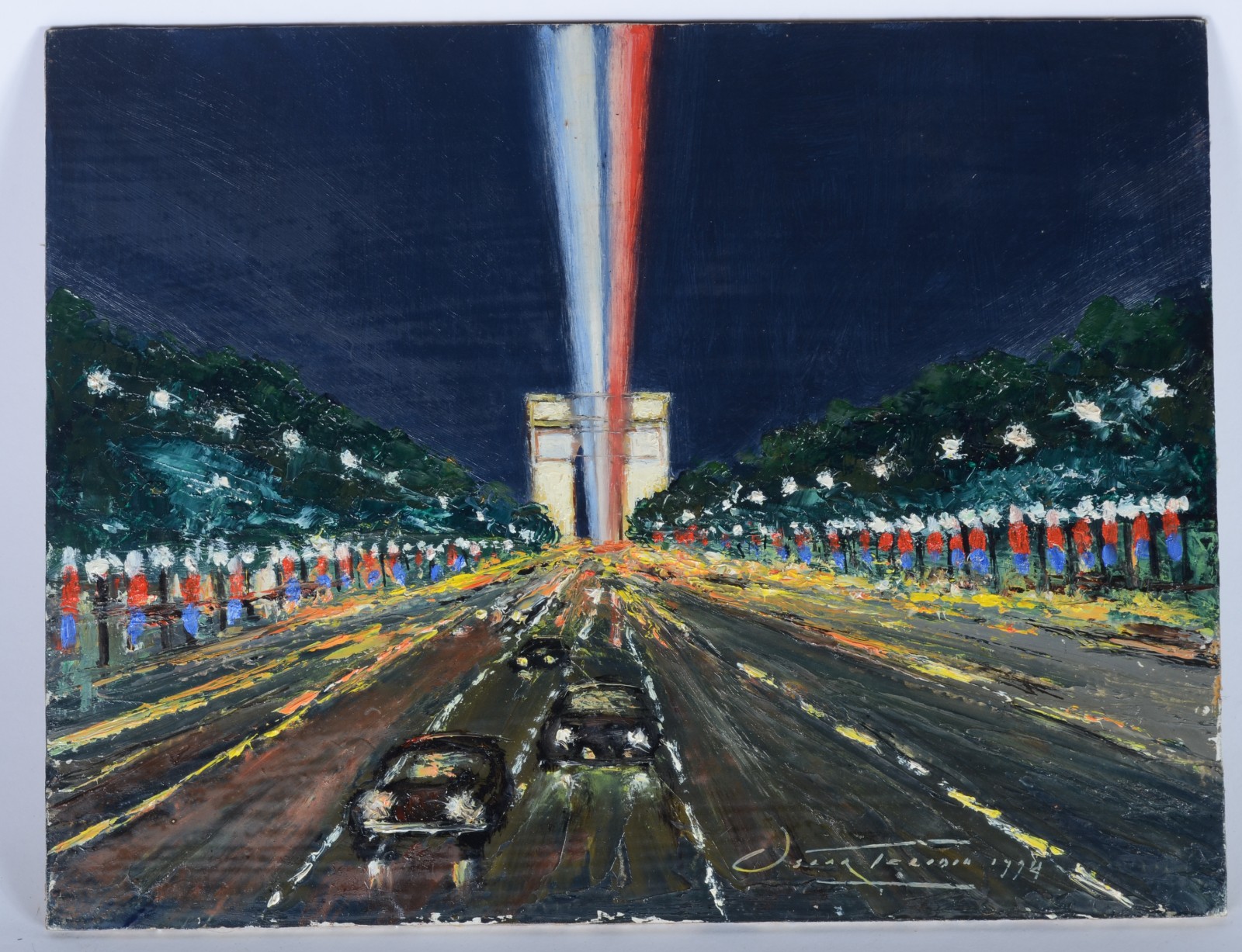 Oscar Tecídio (1926-1995), 14 de Julho - Paris - foto 2 de 4