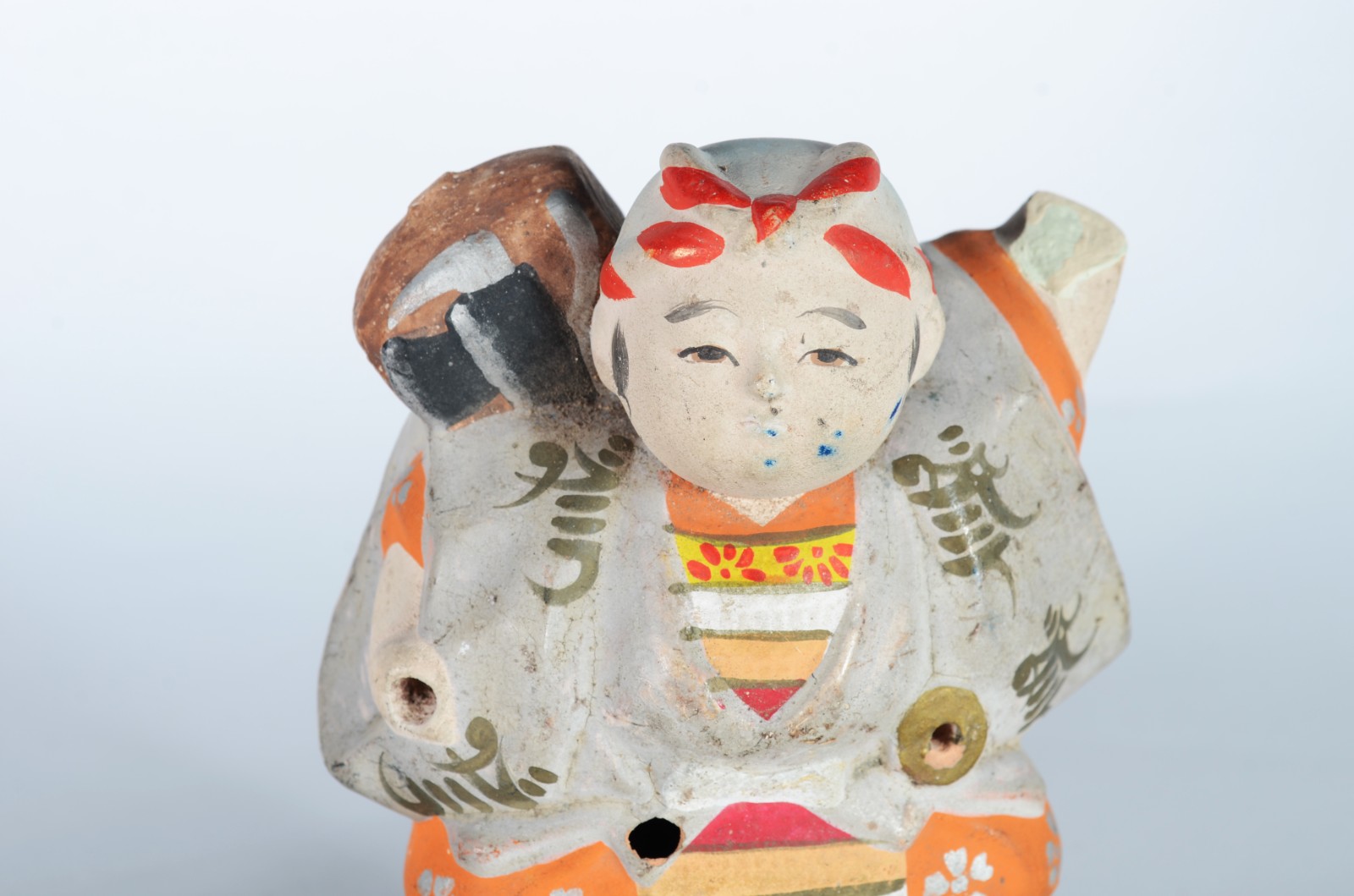 Par de antigos bonecos japoneses porcelanizados representando... - foto 4 de 11