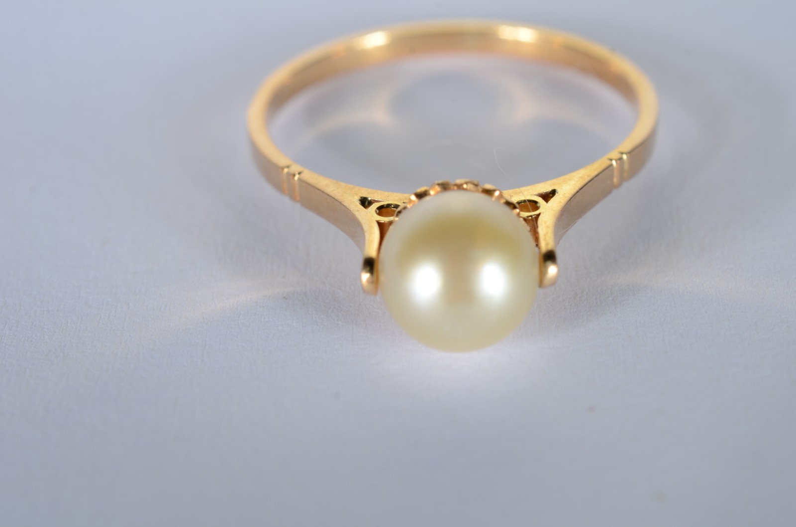 Anel de ouro 18k., contraste 750 mls. (Por motivos de segurança a... - foto 5 de 7