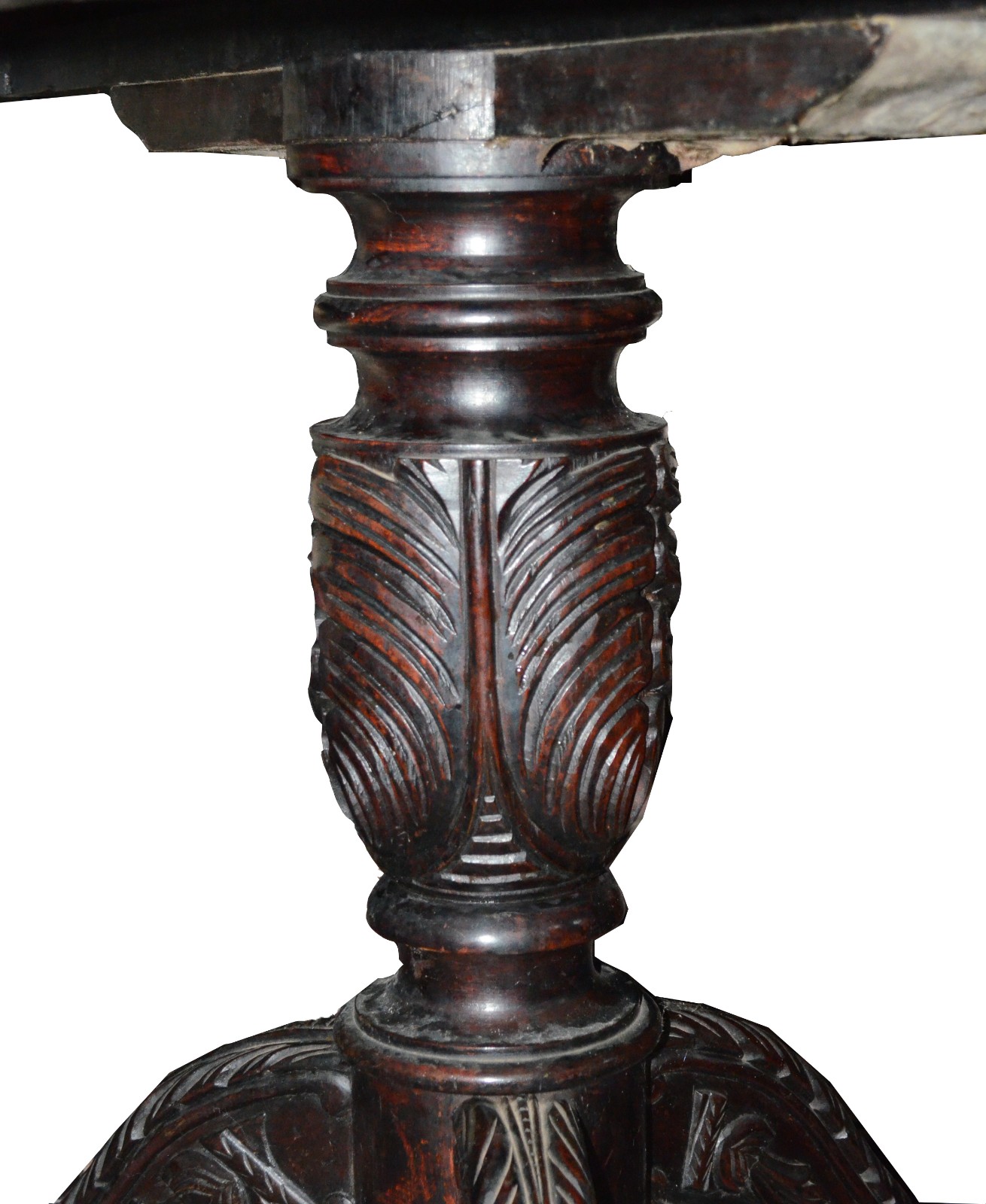 Mesa de jantar de madeira nobre, tabua extensora (0,93 x 0,40 cm)... - foto 3 de 11