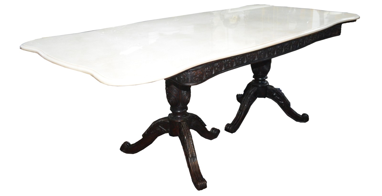 Mesa de jantar de madeira nobre, tabua extensora (0,93 x 0,40 cm)... - foto 2 de 11