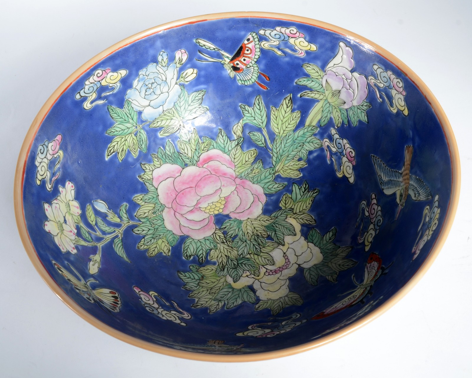 Bowl de porcelana oriental com base de madeira. - foto 3 de 7